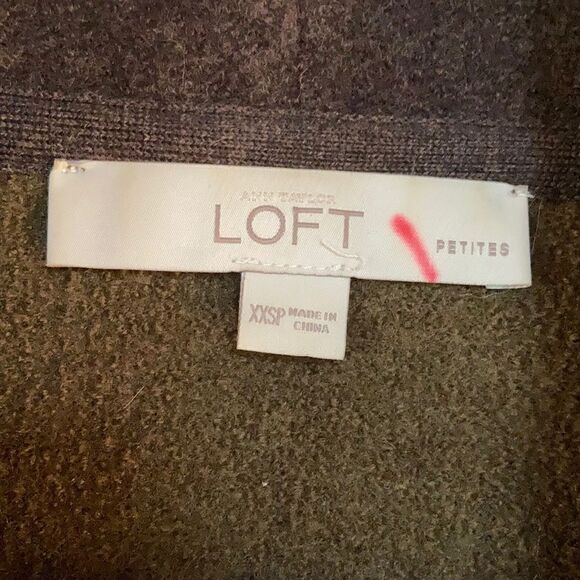 Ann Taylor Loft open front Merino Cardigan - Picture 3 of 5